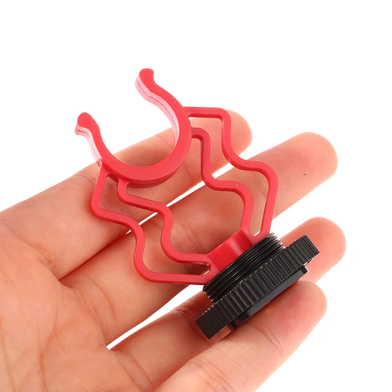 Universal Cold Shoe Mount Adapter Mic Bracket Plastic Microphone Shock Mount Stable Microphone Bracket for Video Interviews DSLR microphone mount clamp,microphone shock mount,microphone adapter,microphone clip holder