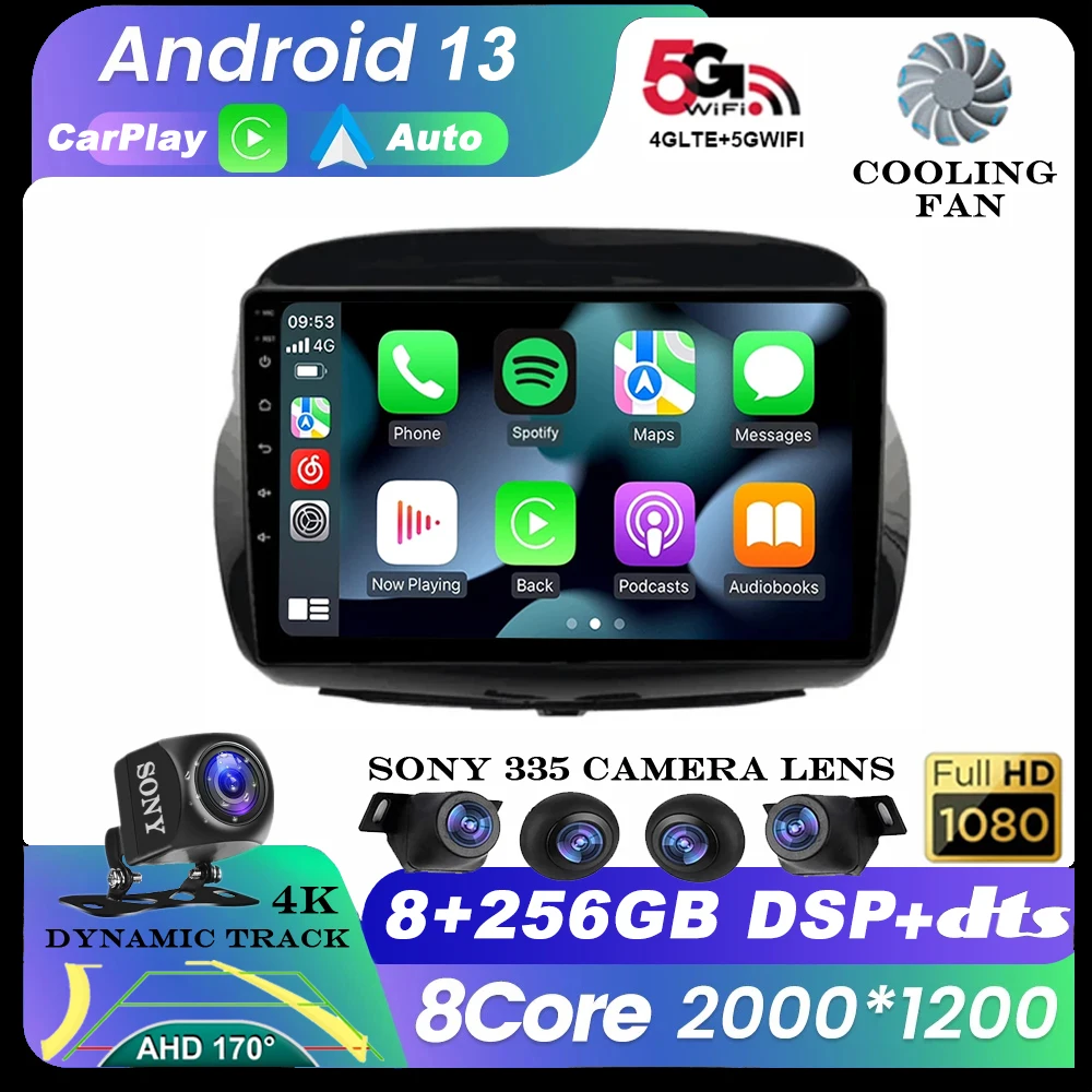 

Android 13 для Honda FRV FR-V EDIX 2004 2005 2006 2007 2008 2009 Стерео GPS навигация головное устройство авто радио видеоплеер