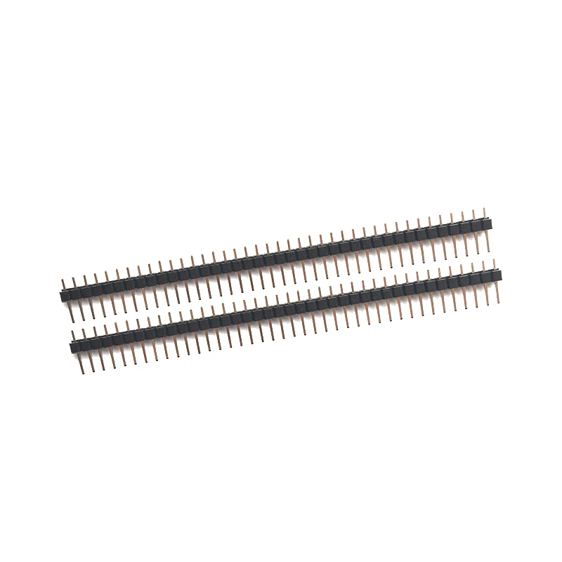 10 teile/los Heißer Verkauf 40 Pin 1x40 Einreihige Stecker 2,54mm Zerbrechliche Pin Header Stecker Streifen – Detail 5