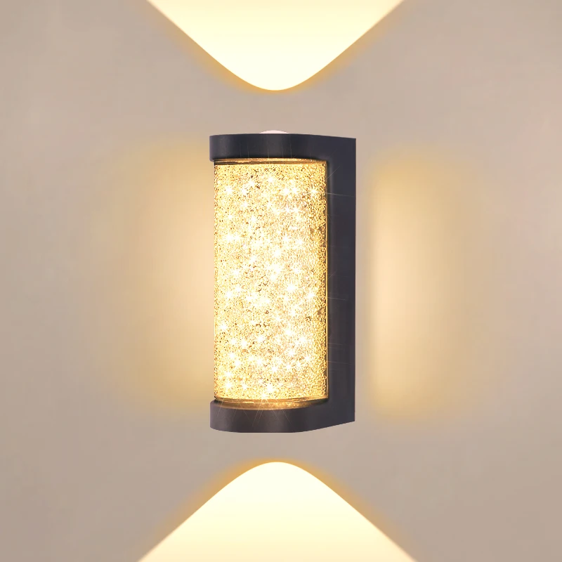 럭셔리 크리스탈 LED 벽 램프, 모던 LED 실내 벽 조명, 침실 거실 머리맡 계단 복도 조명, 10W AC85-265V