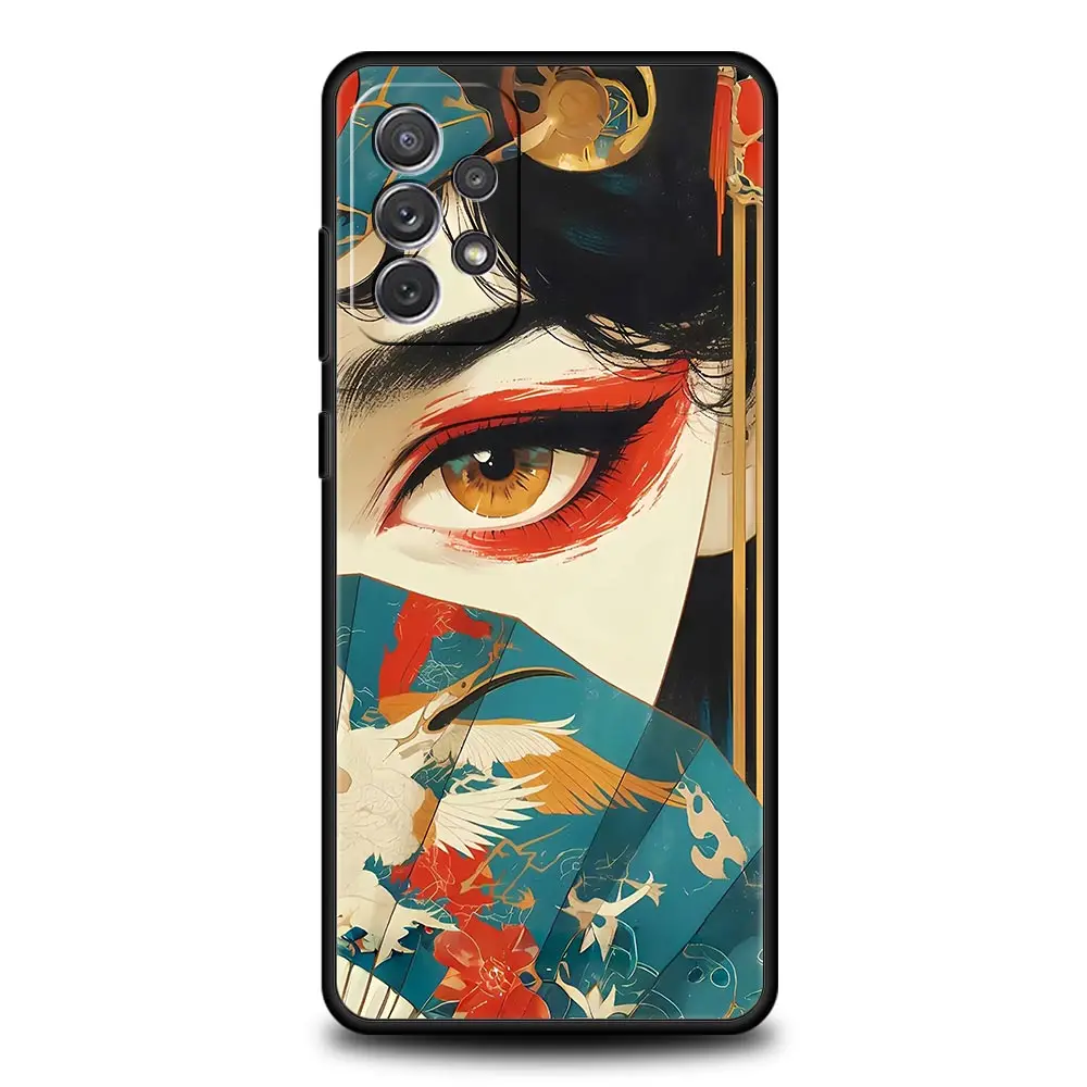 Japanese Style Art Phone Case with Traditional Design