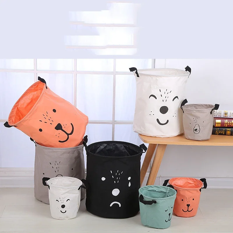 Hamper Foldable Laundry Basket Large Capacity Laundry Hamper Dirty Clothes Storage Organizer Clothe Kid Toy Sundries Storage Bag 1