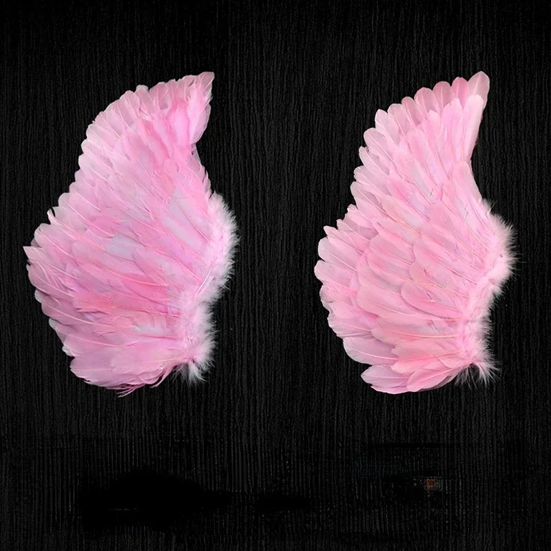 Glow Blinking Light Up Pink Fairy Angel Feather Wing Party