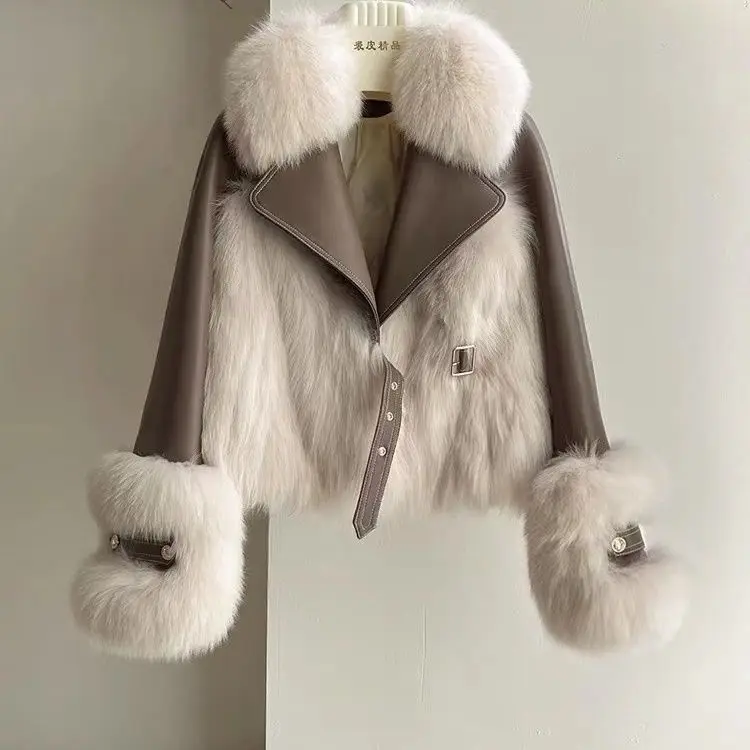

Korea Women'S Winter Casual Fur Coat Loose Fashion High-Quality Imitation Fur Coat