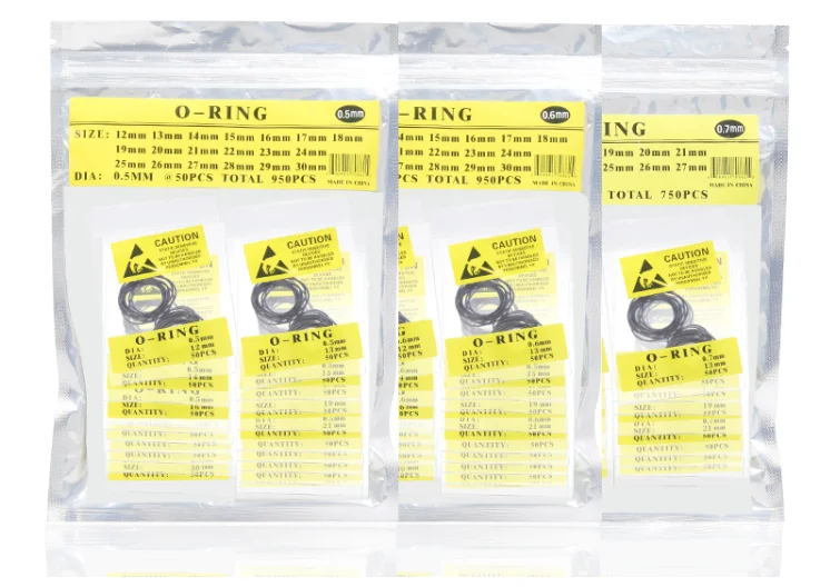 

Rubber O-Ring 0.5/0.6/0.7/0.8/0.9mm Watch Back Cover Gasket Case Seal Washer Replacement
