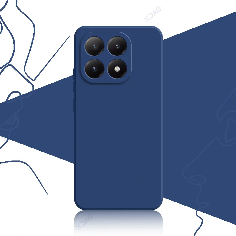 Luxury Waterproof Silicone Back Cover for Mobile Phones - Soft 360° Protection