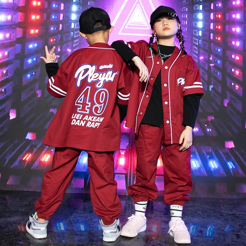 2022-novas-criancas-jazz-desempenho-trajes-jaqueta-vermelha-calcas-soltas-kpop-roupas-para-meninas-meninos-hip-hop-roupas-de-danca-dn13482