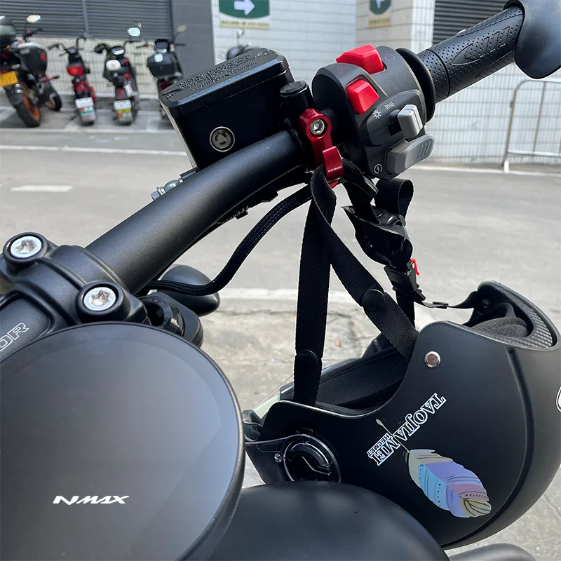 ANJKDP(アンクド) オートバイ用荷物ヘルメットフック ハンドルバー 