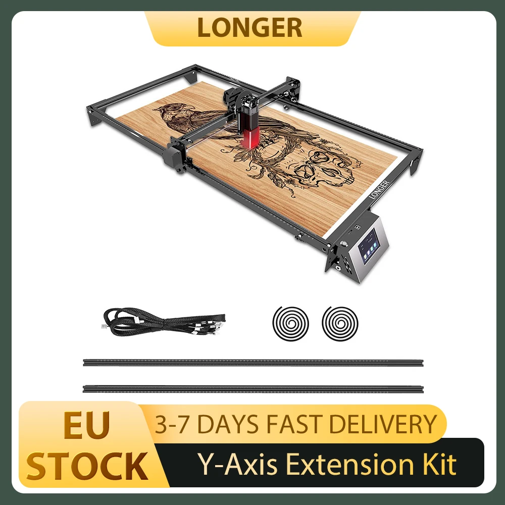 Longer Ray5 Laser Engraver Y-Axis Extension Kit