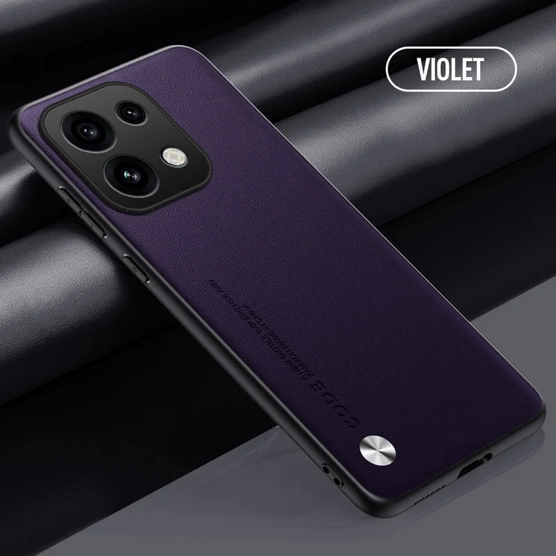 Premium Slim Protective Leather Case - Elegant Plain Design