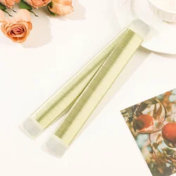 Versatile Nylon Hair Twister Bun Maker with Synthetic Donut Design (Green gold)