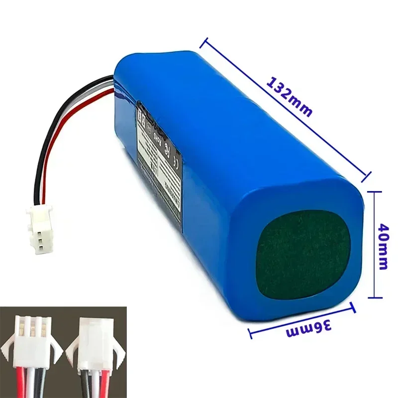 Rechargeable Battery for Xiaomi Lydsto R1 Viomi S9 Roidmi Eve Plus neabot Q11 SYB2 Robot Vacuum Cleaner for Rechargeable Battery Vacuum Cleaner Battery Battery Replacement