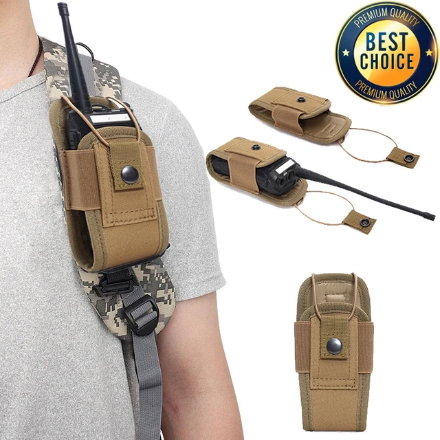 Тактическая рация Molle, сумка 1000D, уличная портативная кобура для радиопереговорного устройства, сумка для переноски, охотничий кемпинг, карман для магазина 1