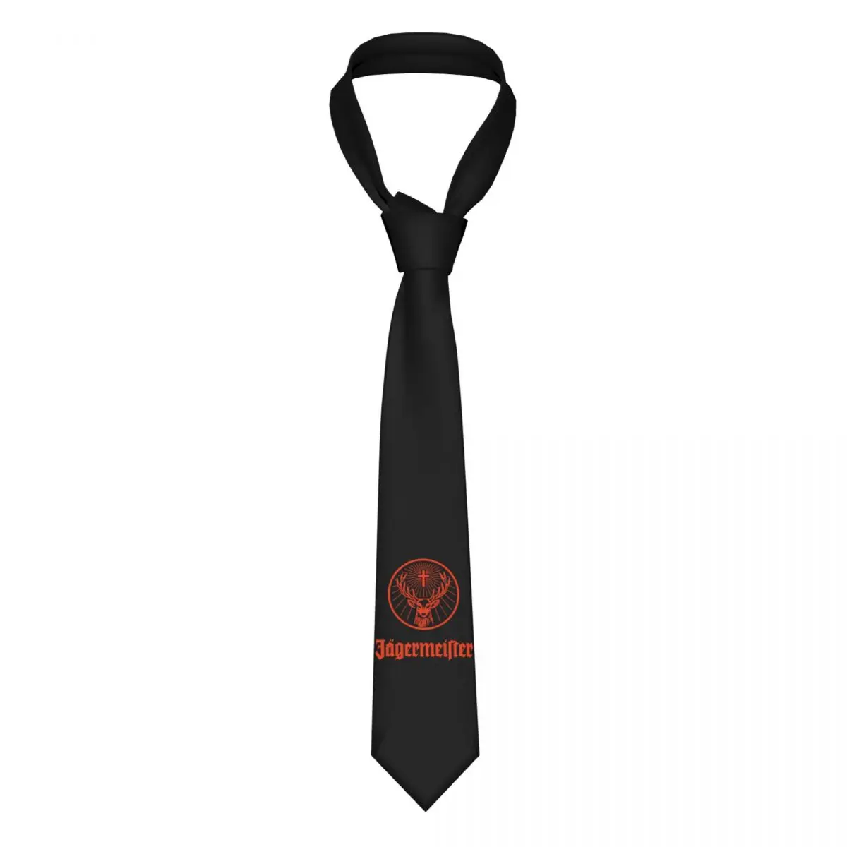 

Custom Jagermeister Logo Tie Men Fashion Silk Business Neckties