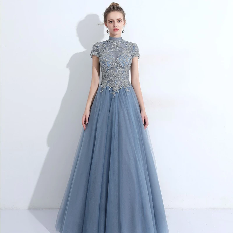 Women's Evening Dress Luxury Long Party Dresses Woman for Weddings Robe Prom Gown Elegant Gowns Formal Customized New