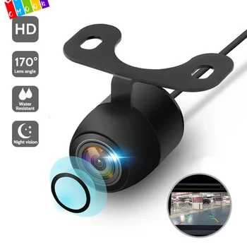 CHAAKIG Monitor di backup automatico universale impermeabile 170 °   Monitor di parcheggio per visione notturna grandangolare Telecamera per retromarcia per auto con immagine asterna