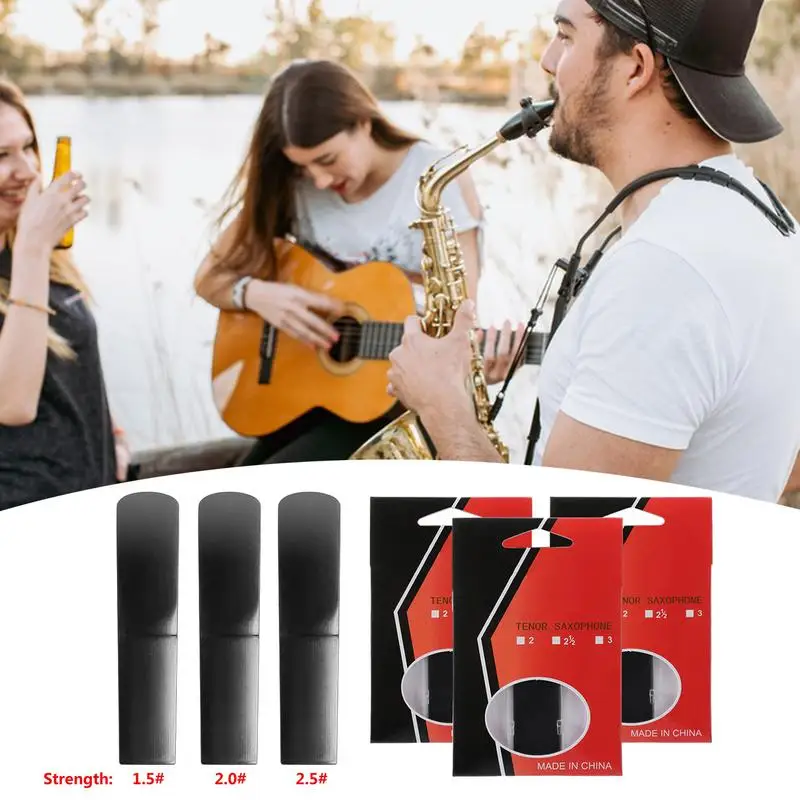 Synthetic Reeds Tenor Saxtenor 3 Pieces U-Shape Saxophone Mouthpiece Reeds Comfortable Alto Sax Good Sound Quality For