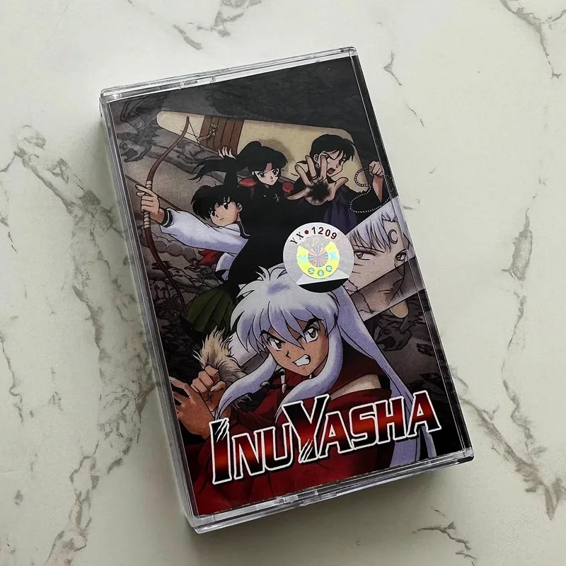 

Anime Inuyasha Music Tape Sesshoumaru Cosplay Cartoon Soundtracks Box Walkman Car Cassette Prop Party Music Tapes Christmas Gift