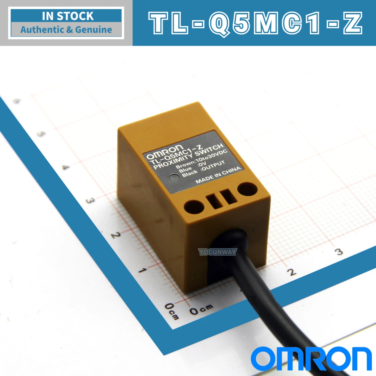 Omron-interruptor de Proximidade Original Novo Original Tl-q5mb1-z Q5mc1-z Q5mc2-z Q5mc1-f-z Três Fios Npn Normalmente Novo
