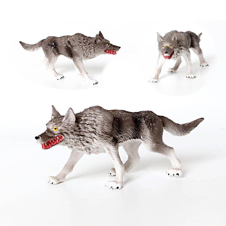 Realistic Wild Animal Action Figures Toy Set