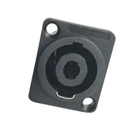 4/10/20pcs 4-Pin Neutrik Style Panel Socket - Compact Locking Connector for Power Amplifier Stage Rack NL4MP 6