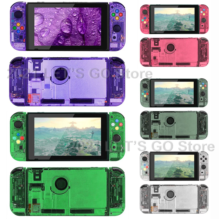 Colors Nintend Switch DIY Replacement Housing Shell Transparent