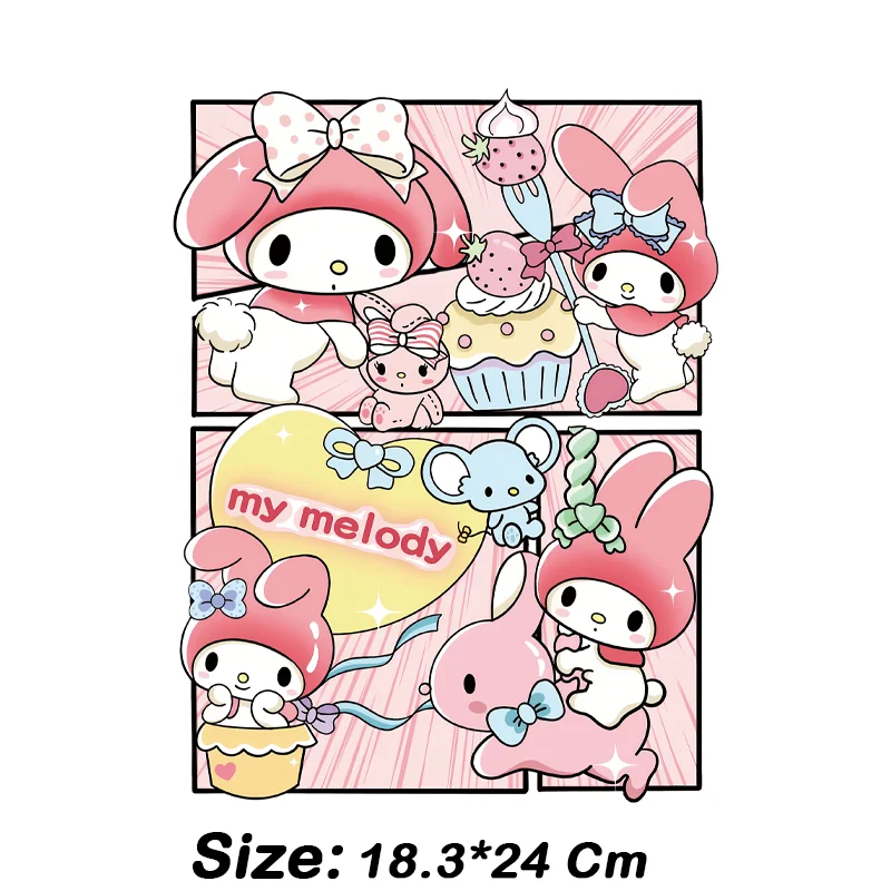 Iconic Brand Anime Cartoon Pattern Print Patch,Heat transfers stickers for clothing Suitable for Hoodie,T-shirt,pillow,canva bag,etc.