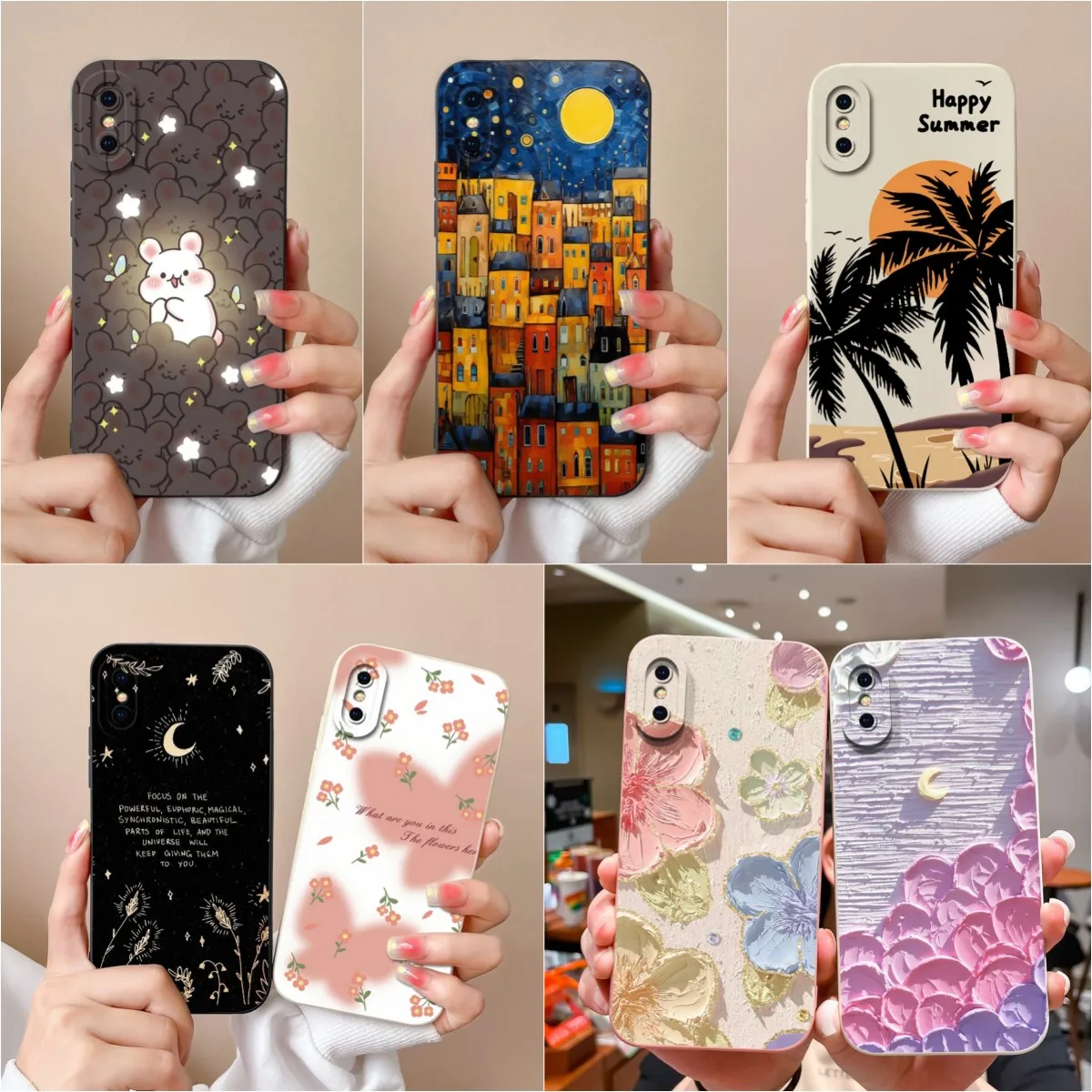 Cute Rabbit High-Quality Shockproof Soft Silicone Phone Case