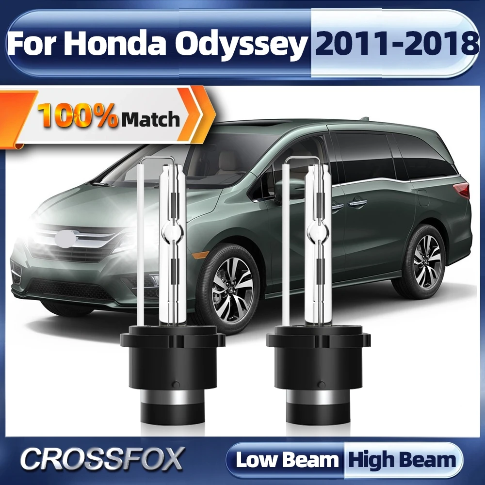 

D2S LED Light HID Xenon Headlight Bulb 35W 6000K 12V LED Auto Lights For Honda Odyssey 2011 2012 2013 2014 2015 2016 2017 2018