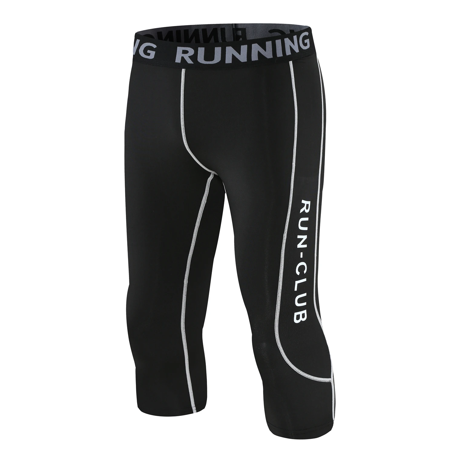 Mens Running Pants Leggings Outdoor Sport Gym Fitness Men Basketball Cycling Hiking Soccer Tights 3 4 Pant Quick Drying