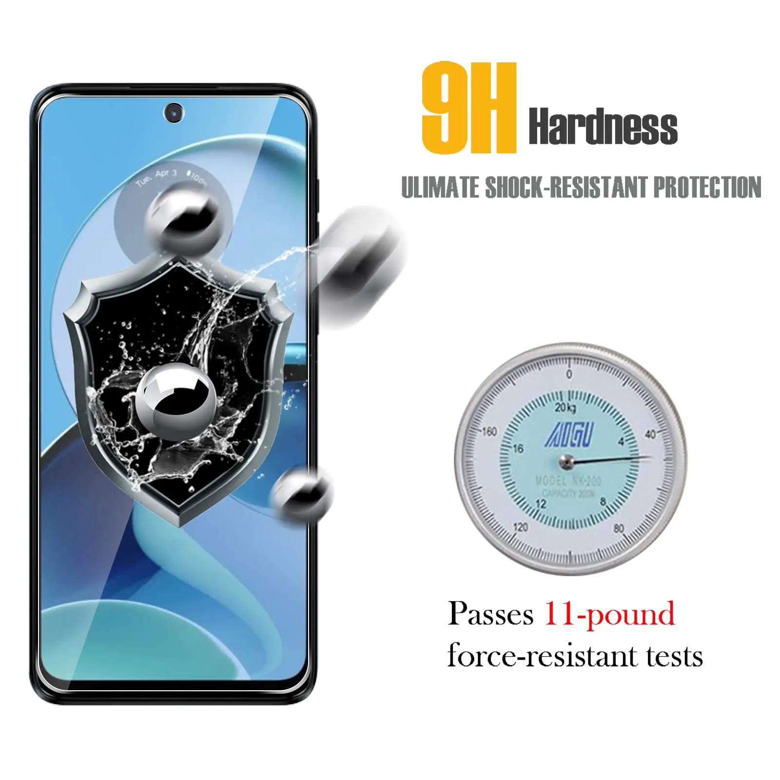Premium Tempered Glass HD Crystal Screen Protector - 9H Hardness, Case-Friendly