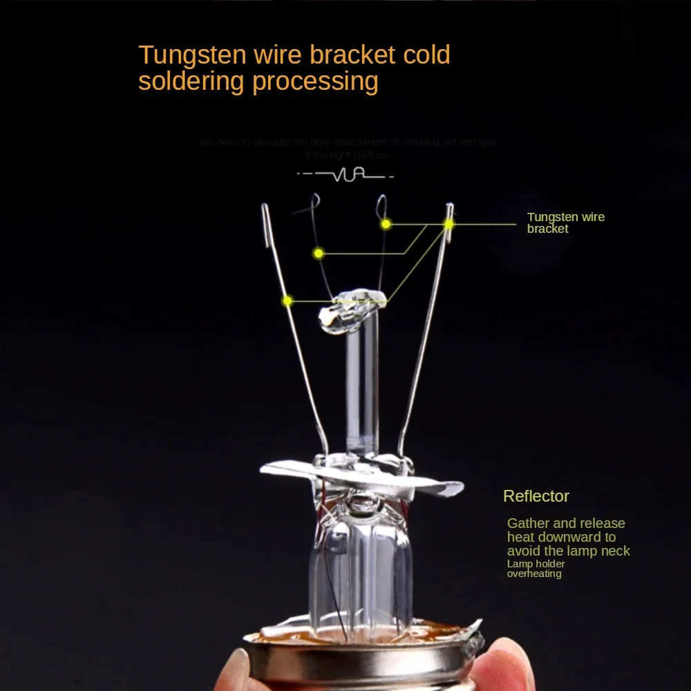 UVA Daylight Basking Light for Reptiles,Reptile Heat Lamp Bulb,Terrariums UVA Baking Lamp Bulb for Bearded Dragon,Lizard,Turtle
