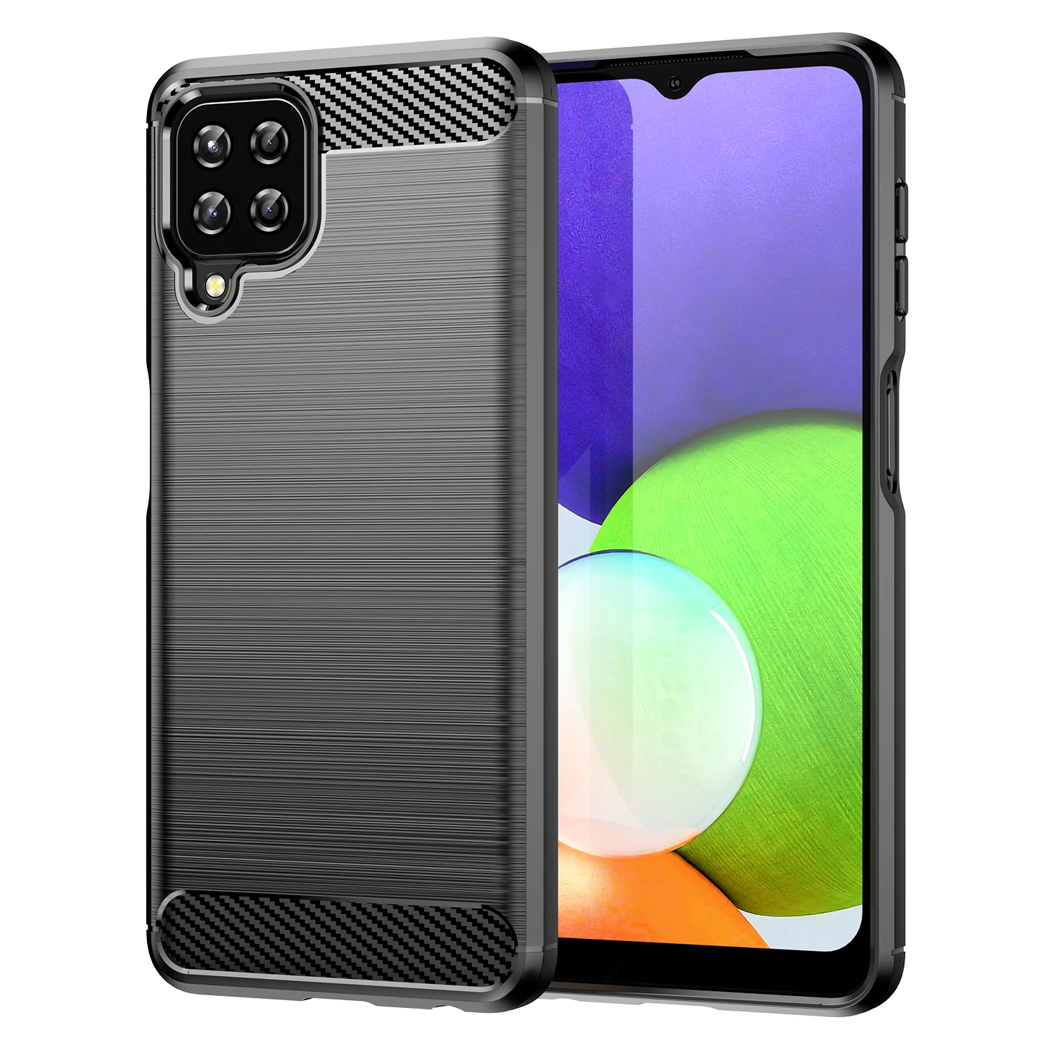 Shockproof Matte Luxury Silicone Case - Soft TPU Cover in Elegant Design