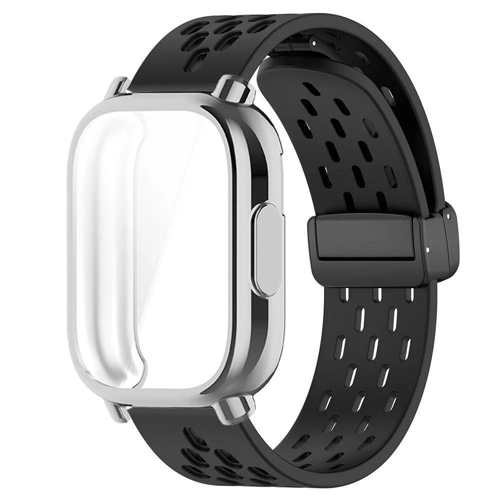 Breathable Silicone Sport Strap with Full Cover Protector Case