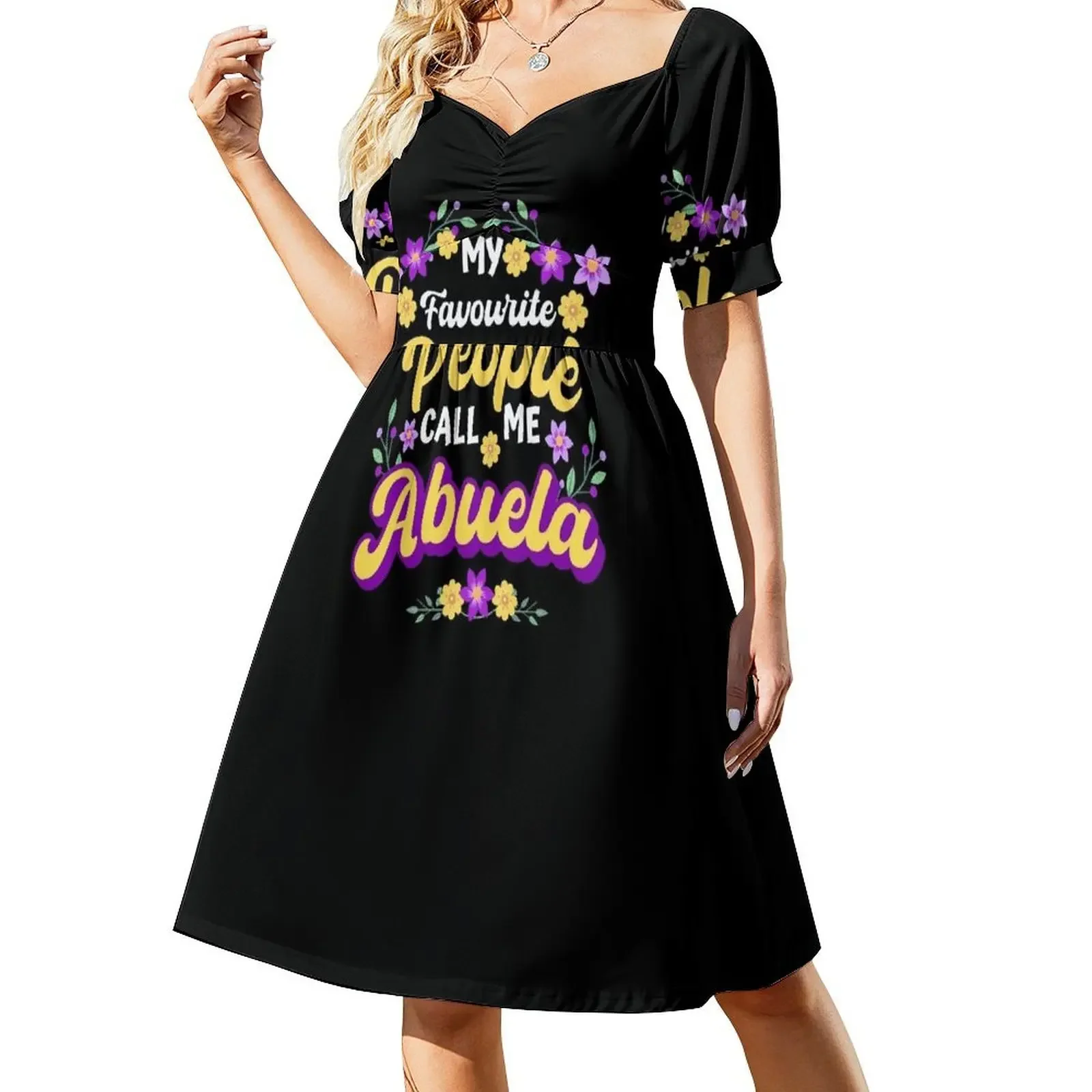 thumbnail image 1 of Mis personas favoritas me llaman Abuela - Mis personas favoritas me llaman Grandma - Vestido sin mangas para cumpleaños de abuela latina, 1 of 7
