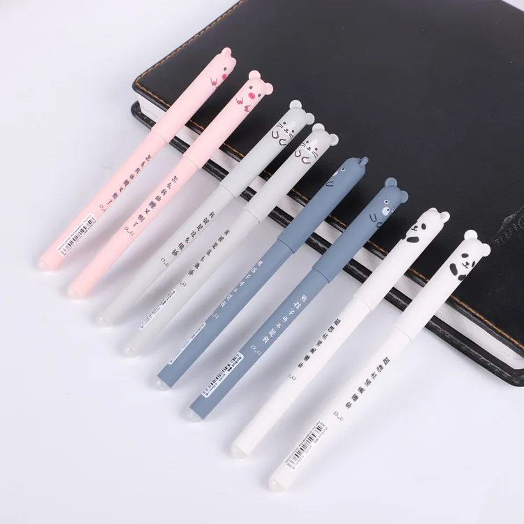

24pcsErasable Gel Pen Refills Rod 0.5mm Washable Handle Magic Erasable Pen for Office School Pen Writing Kawaii Stationery
