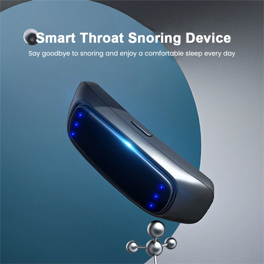 Rechargeable Smart Anti Snoring Device EMS Pulse Snoring Stop Effective