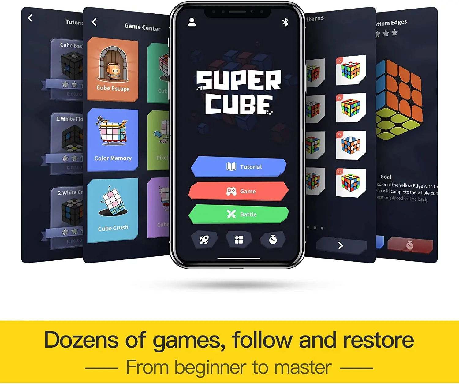 Youpin giiker スーパー スマート キューブ app リモート comntrol プロのマジック キューブ パズル カラフルな教 スマートマジックキューブi3s,スーパーキューブ,Bluetooth,新しいコレクション,同期用パズルおもちゃ,オリジナル,更新バージョンGiiker-i3  - AliExpress