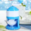 Manual Ice Crusher Portable Mini Hand Shaved Ice Machine Crushed Ice Maker with Ice Cube Tray for Kitchen Restaurants Bars Cafe 1