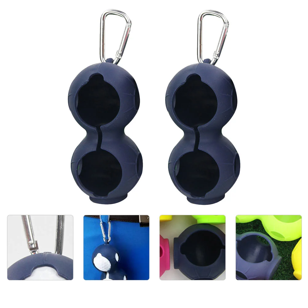 

2 шт., силиконовые сумки для гольфа с карабином