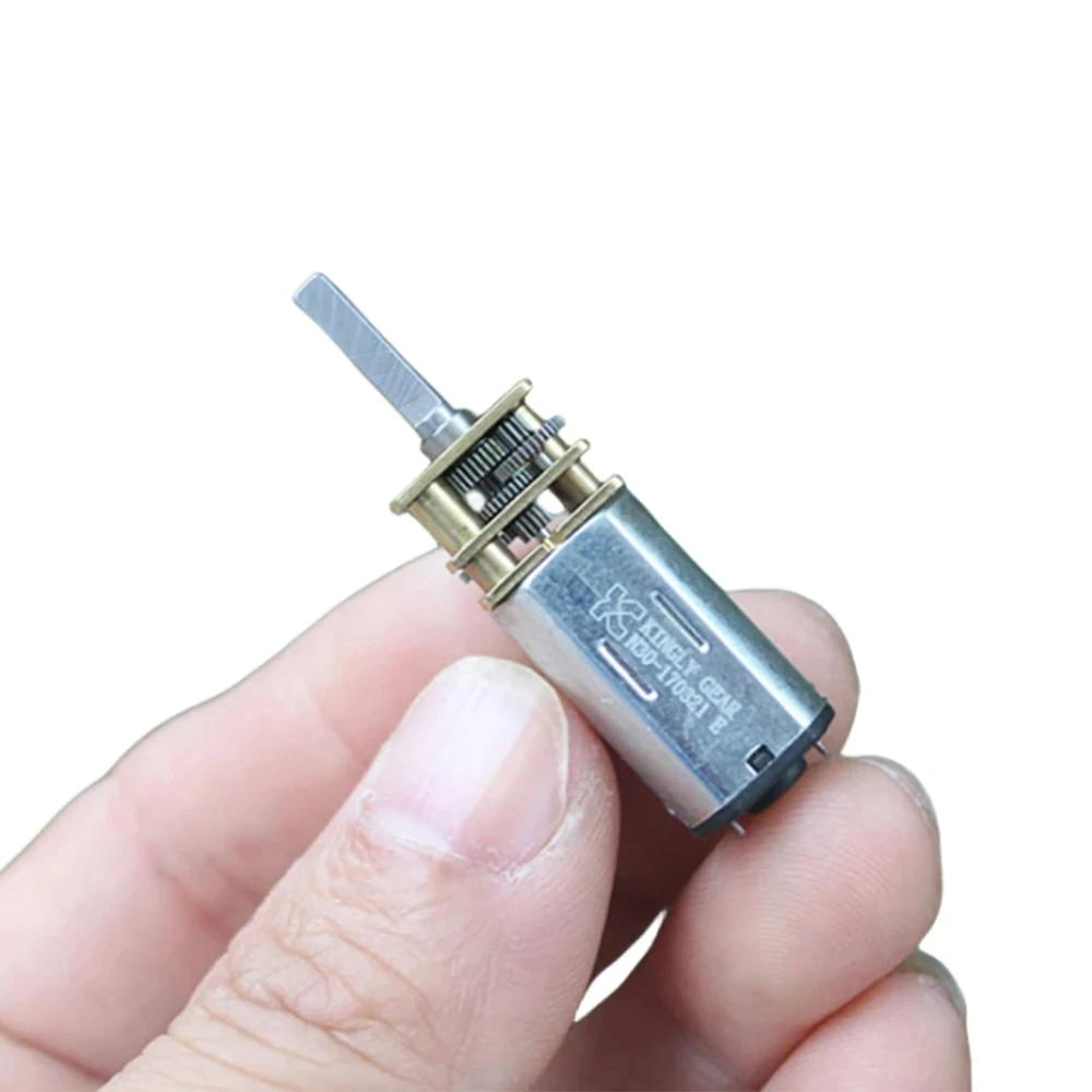 Micro N30 коробка передач, редукторный двигатель DC 3V-12V 4,2 V 5V 6V 9V 80RPM-320RPM, медленная скорость, большой крутящий момент, редукторный двигатель, DIY модель робота автомобиля