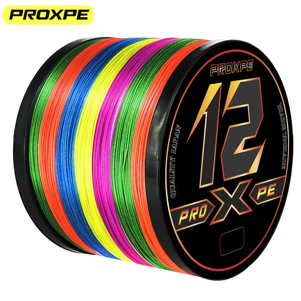 100M 300M 500M X12 PE Braided Fishing Line Super Strong Japanese Multifilament Sea Fishing Cord Carp Wire Trout Lines
