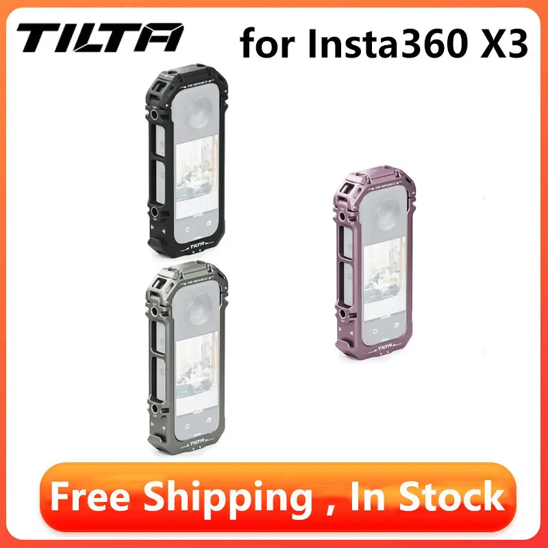 

Штатив TILTA для фотоаппарата Insta360 X3, черный, титановый, серый, розовый, крепление для универсальной присоски (4,5 дюйма)