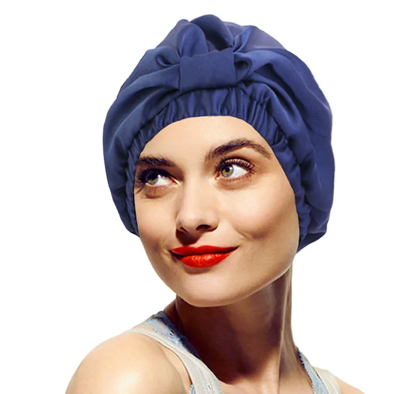 Silk Satin Sleep Cap Women Turban 