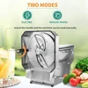 Commercial Electric Vegetable Fruit Cutter Adjustable Thickness Stainless Steel Slicer Manual & Electric Dual Use Ideal Home 4