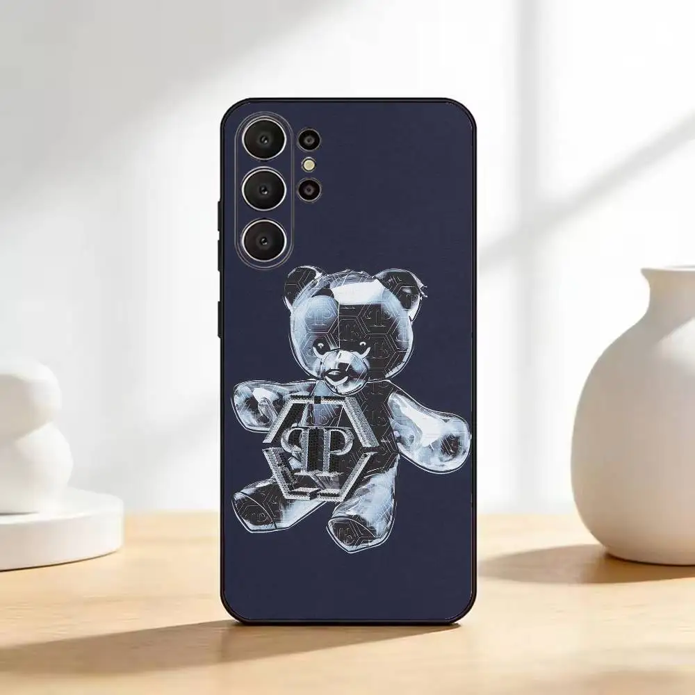 Dark Handsome Style Black Soft Silicone Case by Philipp Plein