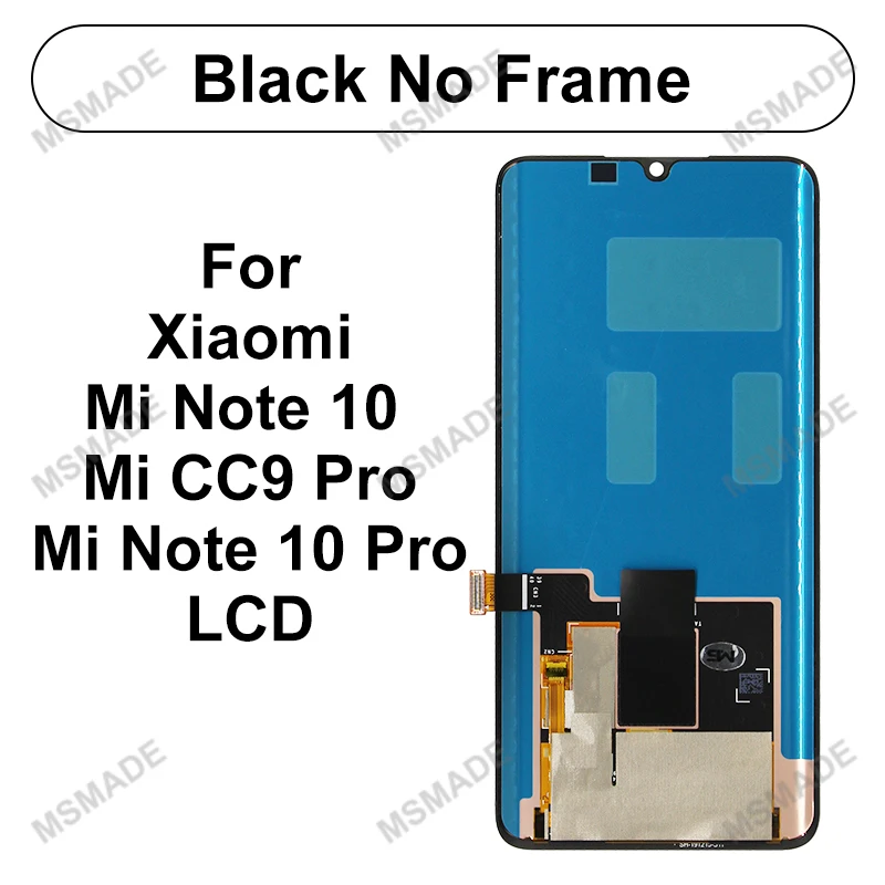 mobile phone lcd screens 6.47" Original For Xiaomi Note 10 LCD Display Touch Screen Assembly For Xiaomi CC9 Pro Display MI Note 10 Pro Replacement Parts the best screen for lcd phones mini Phone LCDs