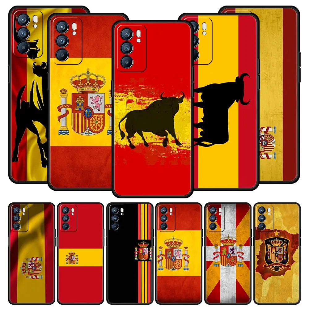Spain Bull Flag Design Phone Case Cover