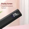 YIKOOLIN Portable Mini Nail Lamp with LED Display Portable Metallic Mini UV Light for Gel Nails with 2 Timers 20s/60s 4