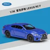 WELLY 1:36 LEXUS RC F High Simulation Diecast Car Metal Alloy Model Car Toys for Children Gift Collection B172 2